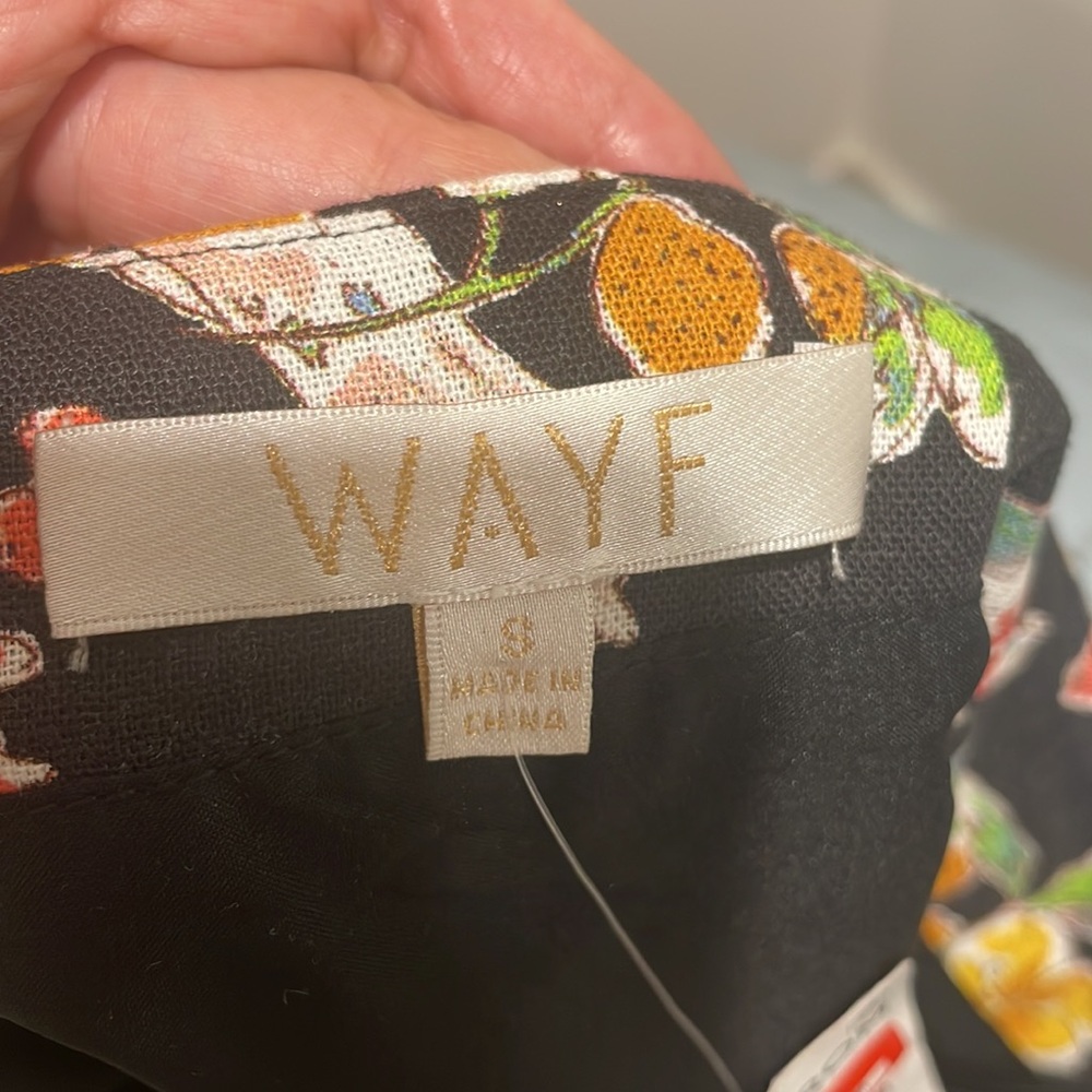 WAYF Kenny Linen Blend Wrap Skirt - Picture 7 of 7